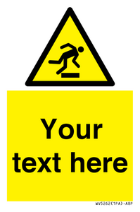 Custom Trip Hazard Sign